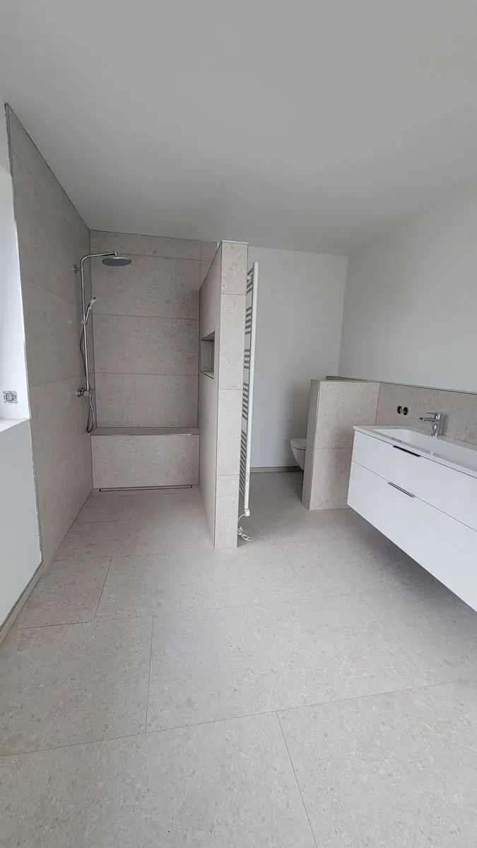 Fertiges Badezimmer, Bauvorhaben Saerbeck