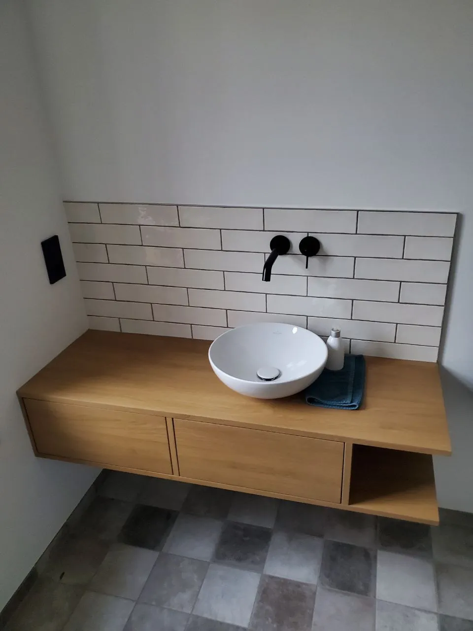 Fertiges Badezimmer, Bauvorhaben in Sögel